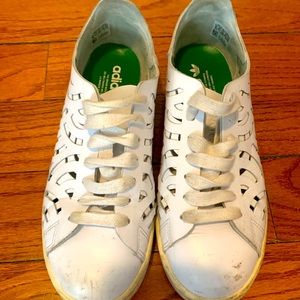 Adidas Stan Smiths with cutouts